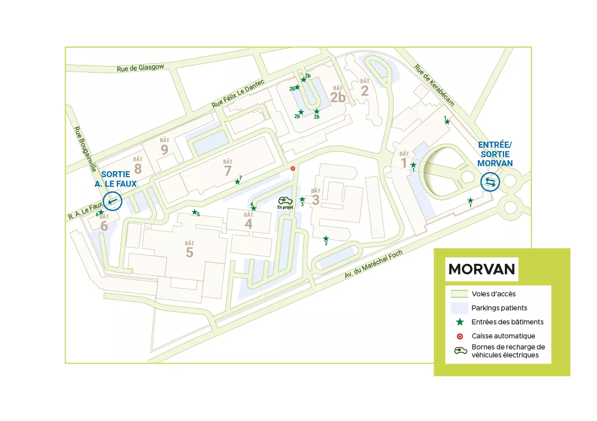 Carte parking Morvan