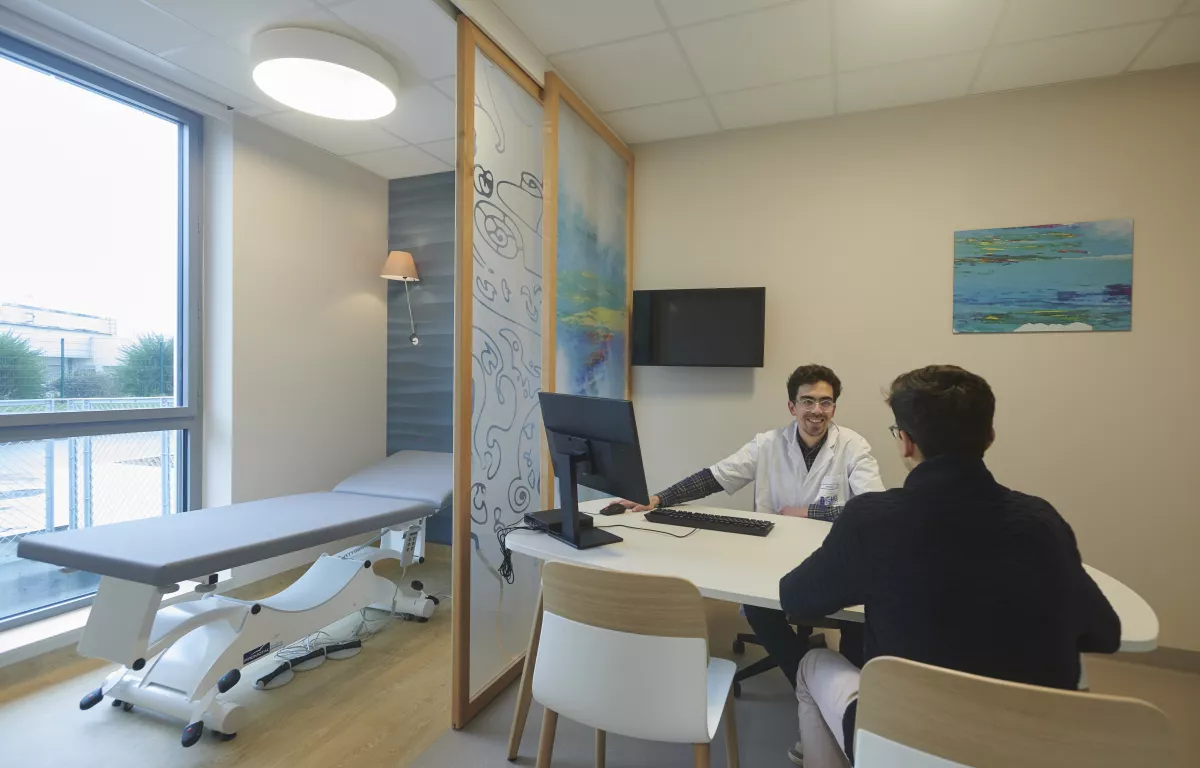 Salle d'examen ICI CHU-Brest