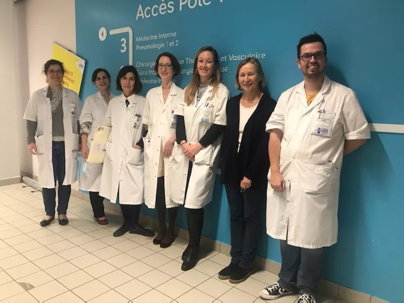 Photo de l'équipe médicale