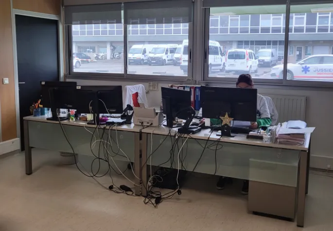 Bureau du centre de soins 