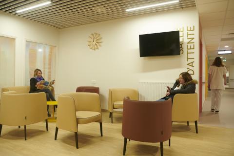 Salle d'attente ICI CHU-Brest