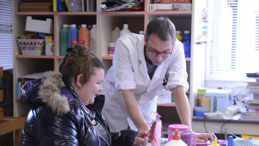 Un médecine avec sa patiente